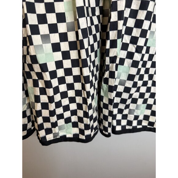 NWT Max Mara Weekend Cotton Check Ossido Midi Skirt Black Size US 2 $435 [jb] - Picture 9 of 14